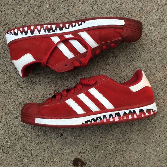 adidas Other - Custom adidas x BAPE vintage classics , 10.5